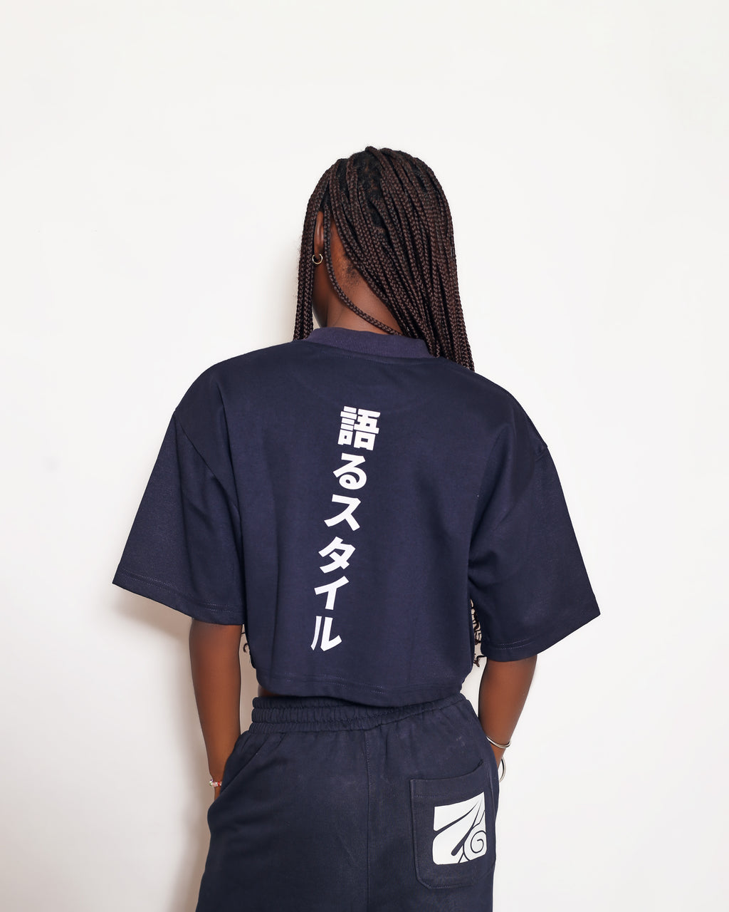 Ride the wave cropped shirt