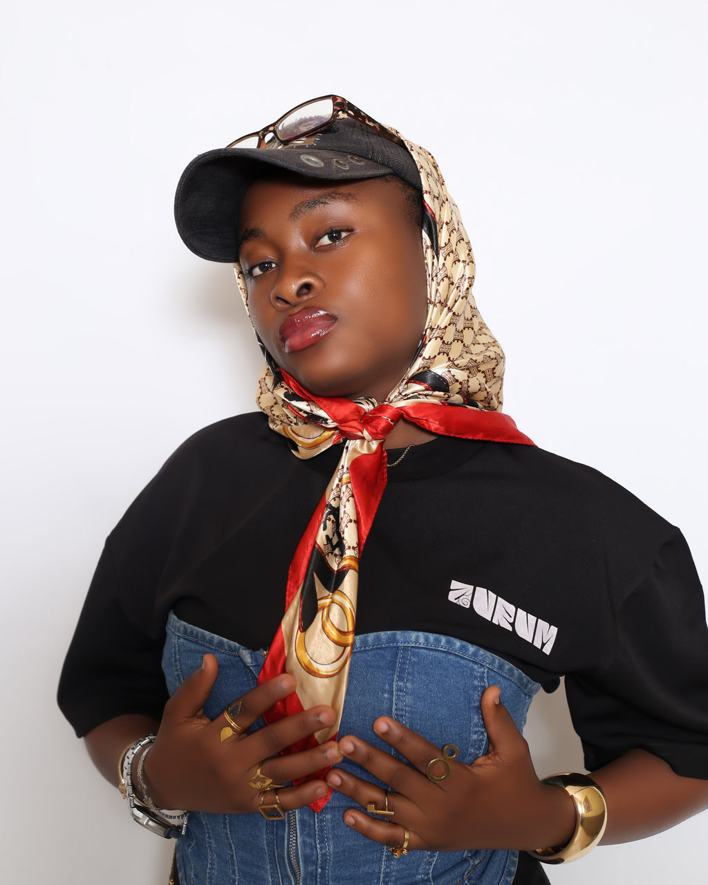 Roots Cropped Oversized Tee