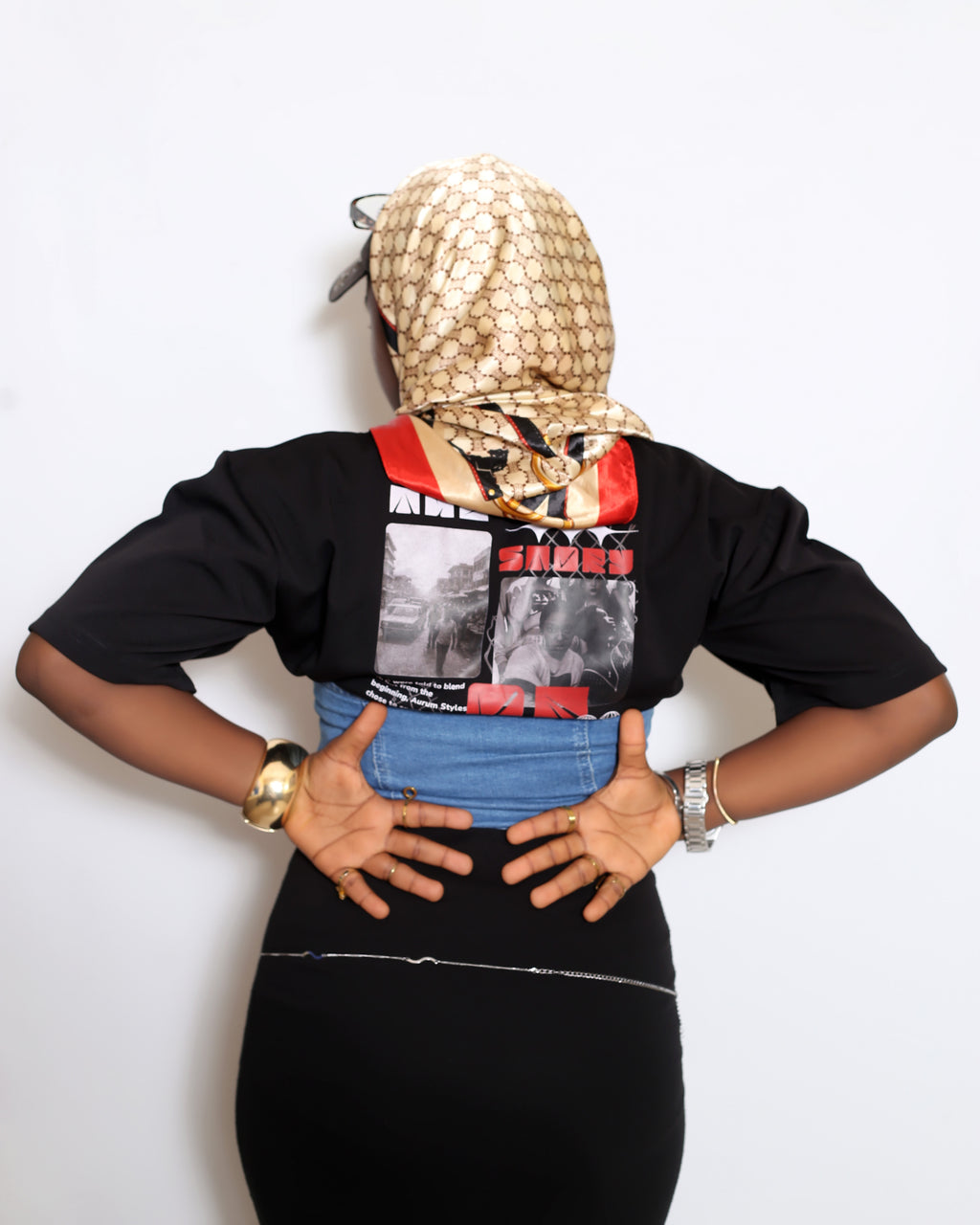 Roots Cropped Oversized Tee